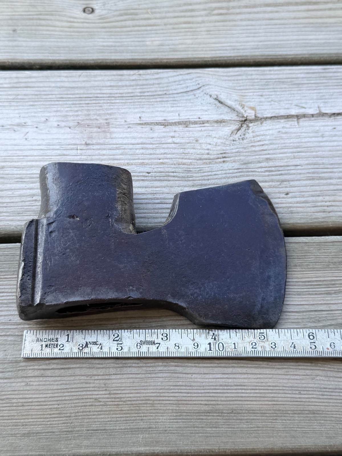Vintage Sater Banko Collared Axe Head 2.05 lb Swedish Axe 90mm Edge
