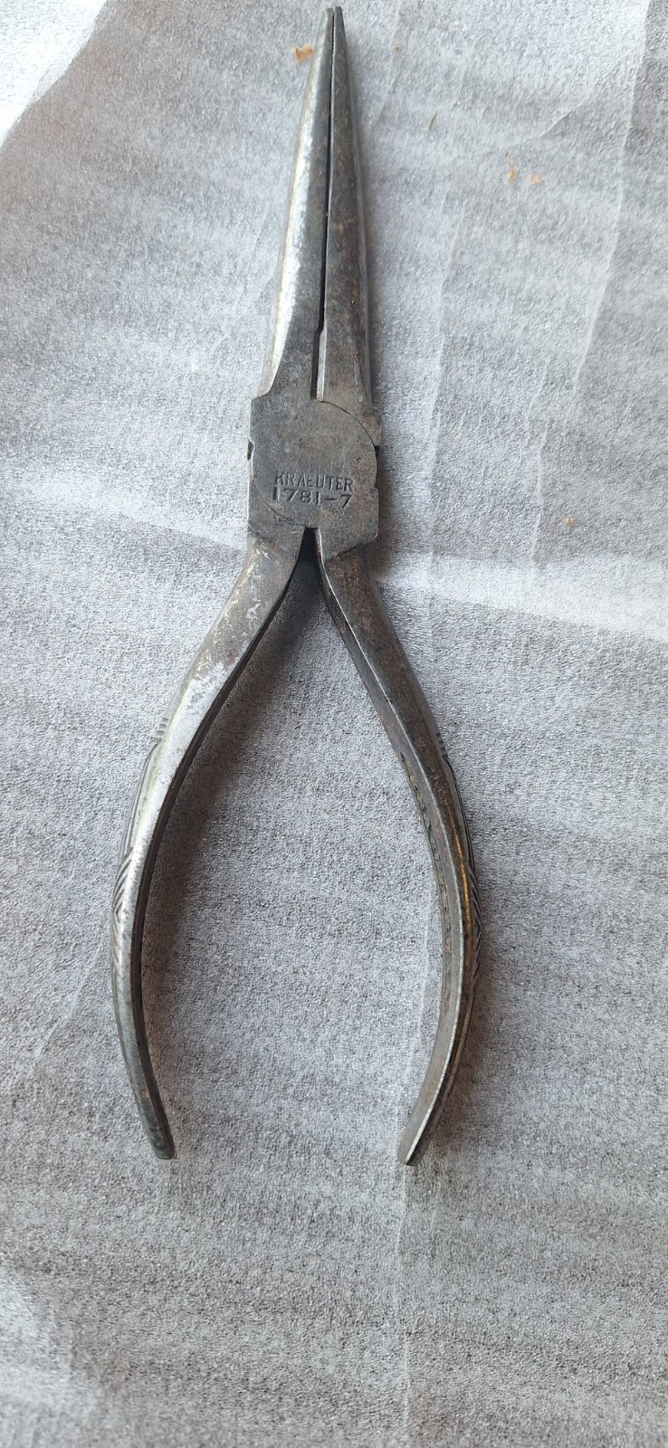 Vintage Kraeuter Tools No. 1781-7 Needle Nose Pliers USA Tool