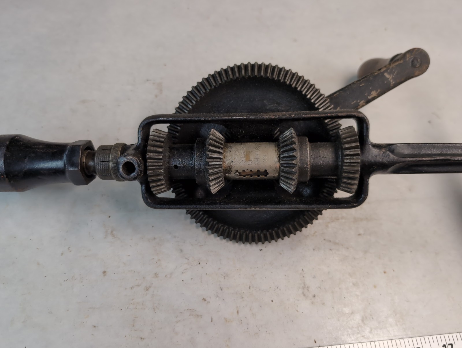 YANKEE No. 555 NORTH BROTHERS MFG. CO. BREAST DRILL 2 Jaw Chuck R & L RATCHET