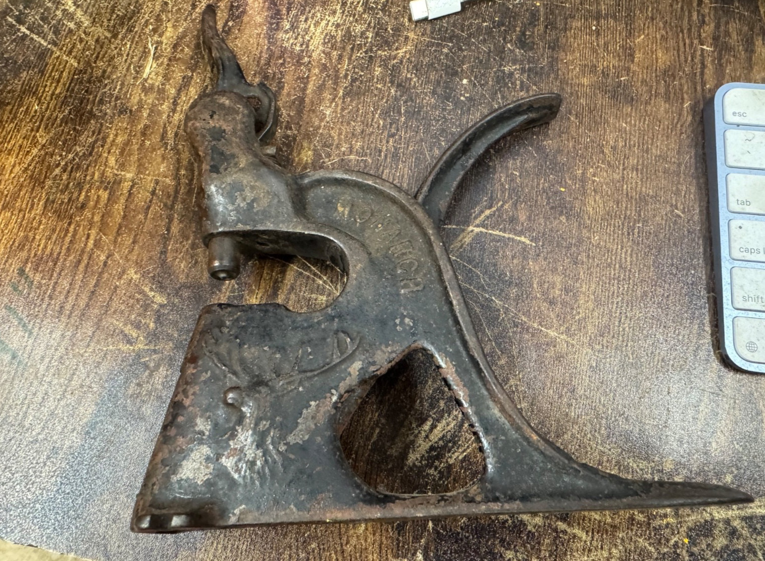 Monarch Benchtop Press for Rivets Fasteners Antique Cast Iron