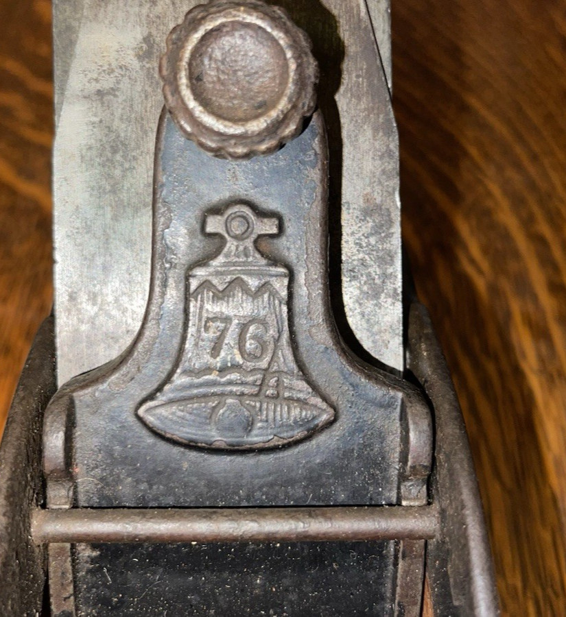 15×3″ PLANE~ WOODEN~ STANLEY LIBERTY BELL 76~ 19TH CENTURY
