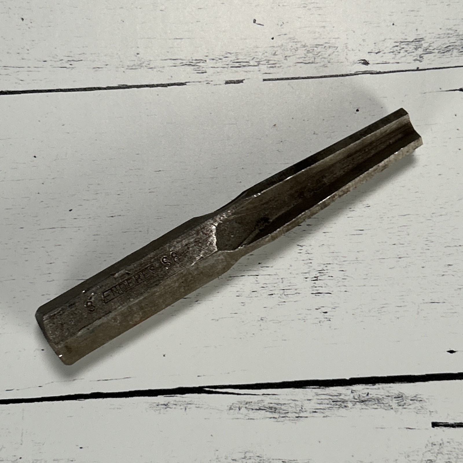 Vintage Enderes 5/16 Star Drill Forged Masonry Hand Drill Bit 1940s-1950s USA