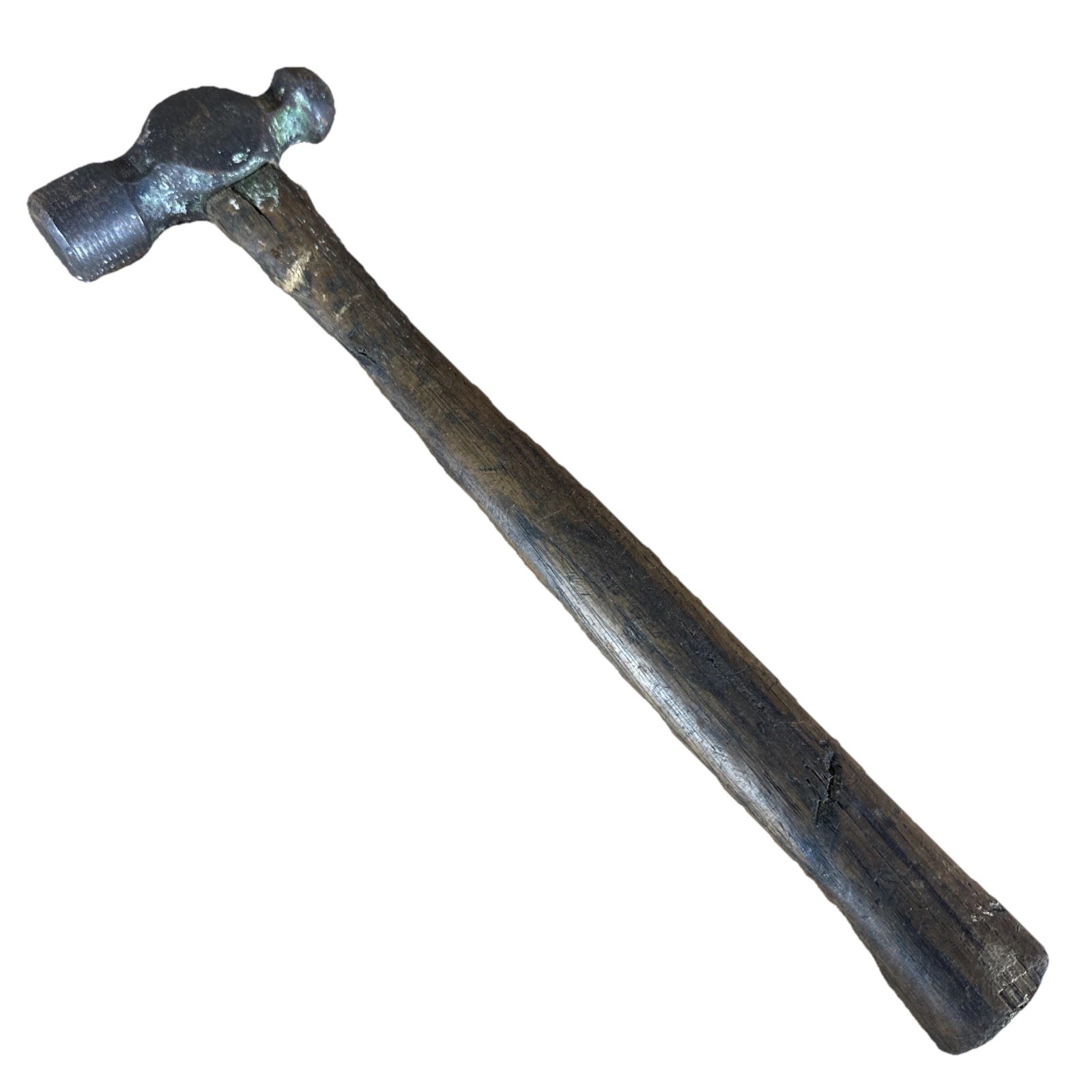 Old School Vaughan 16oz Ball Peen Hammer Wood Handle Made In USA Vintage