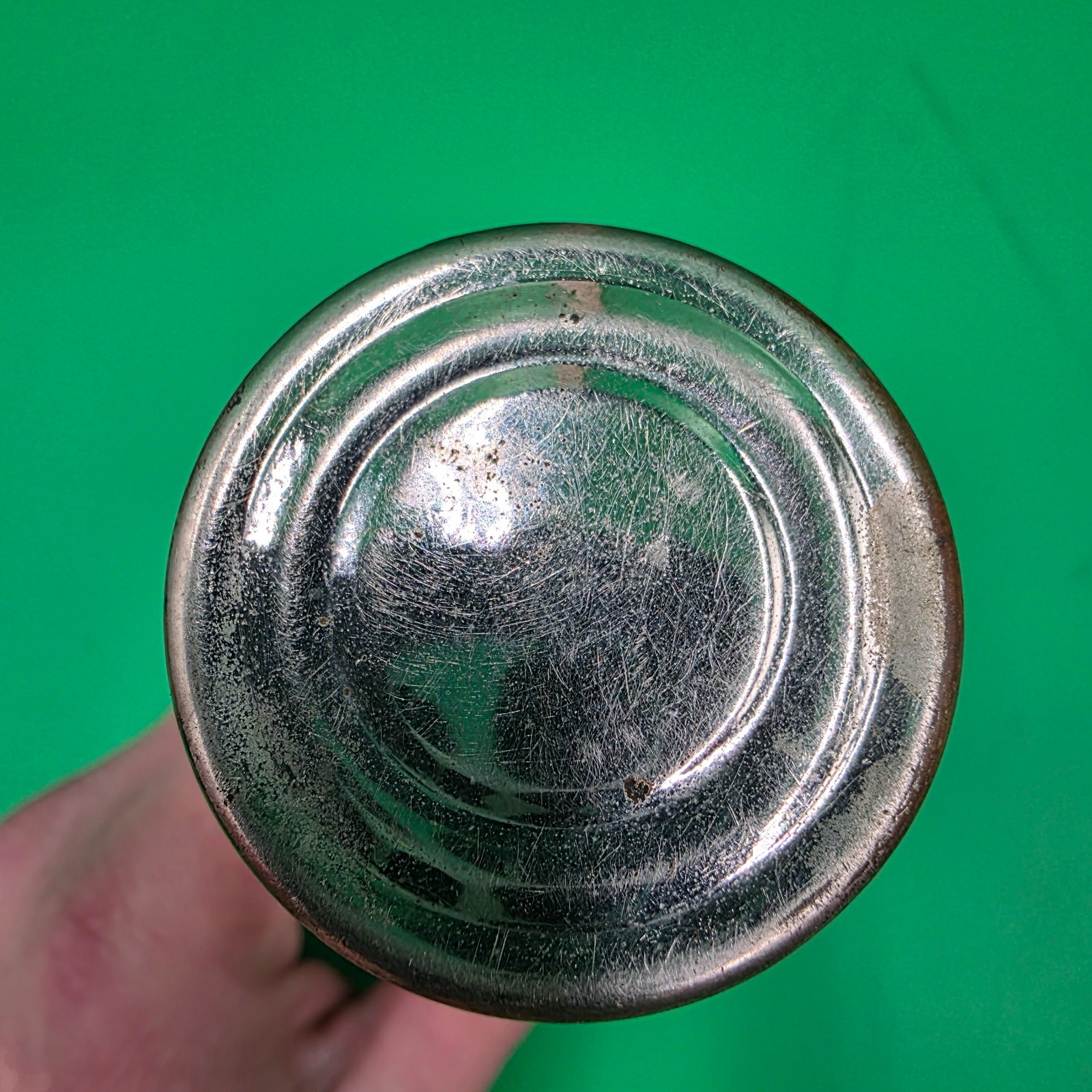Vintage 6.5-inch 1900s Unbranded “Fish Eye” Smooth Tube Flashlight For Repair