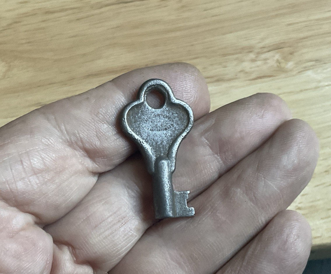 Vintage Hollow Barrel Key # KW2