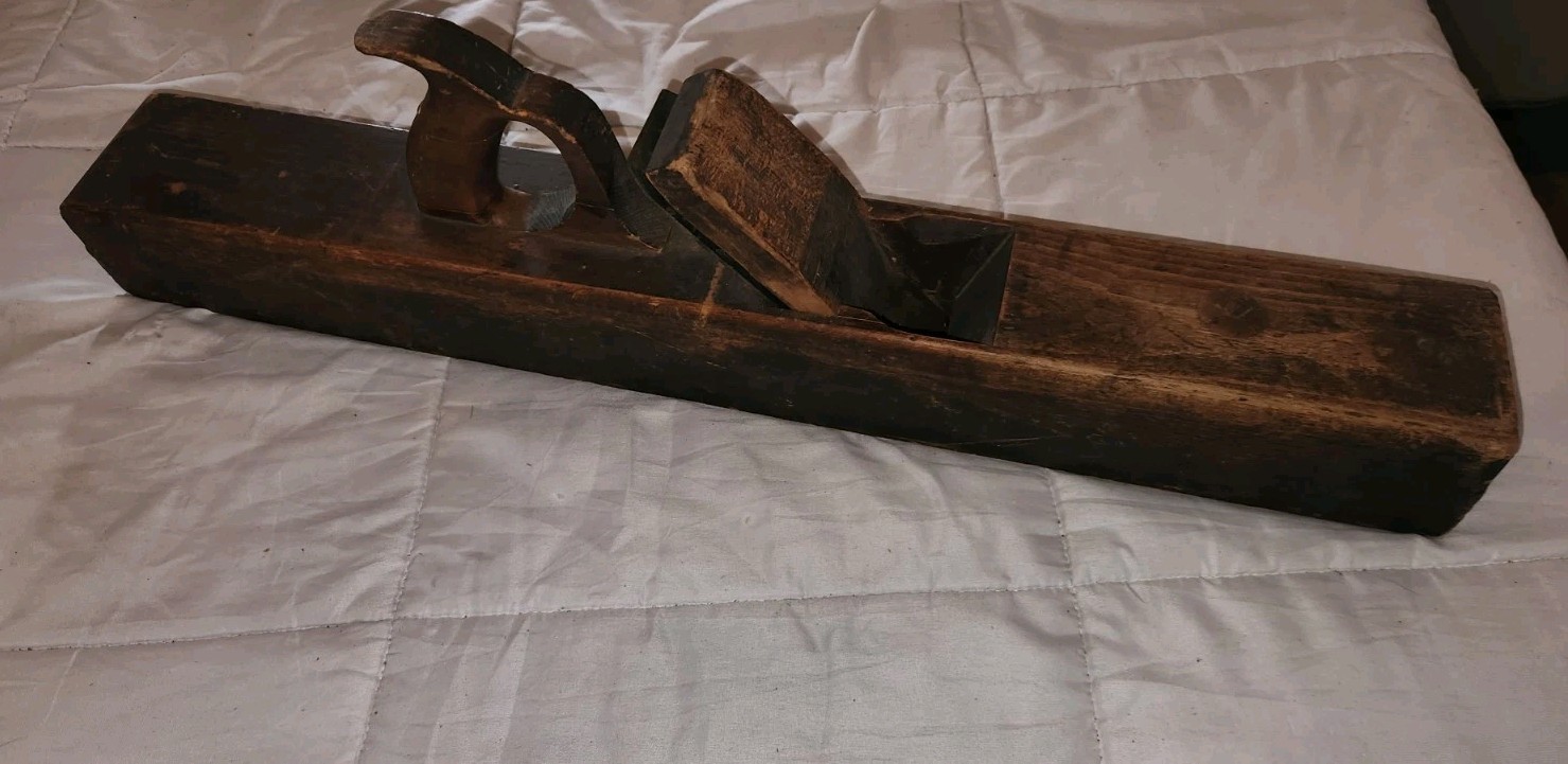 Antique Howland Wood Block Jointer Plane 26 Inch Classic Vintage Woodworking