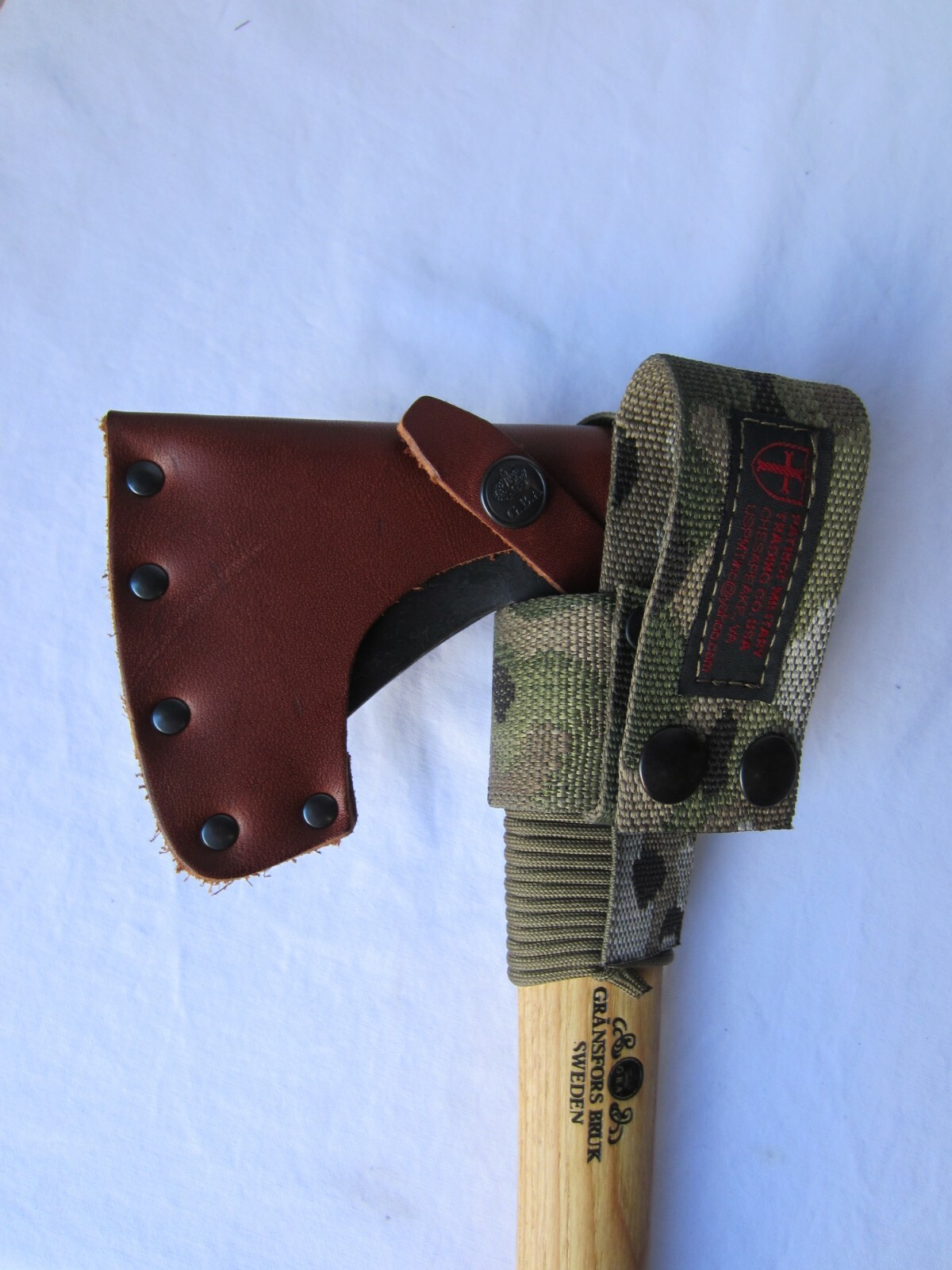 ICT Gransfors Bruks Hults Winkler Norlund Hatchet Axe Bushcraft Belt Carry Loop