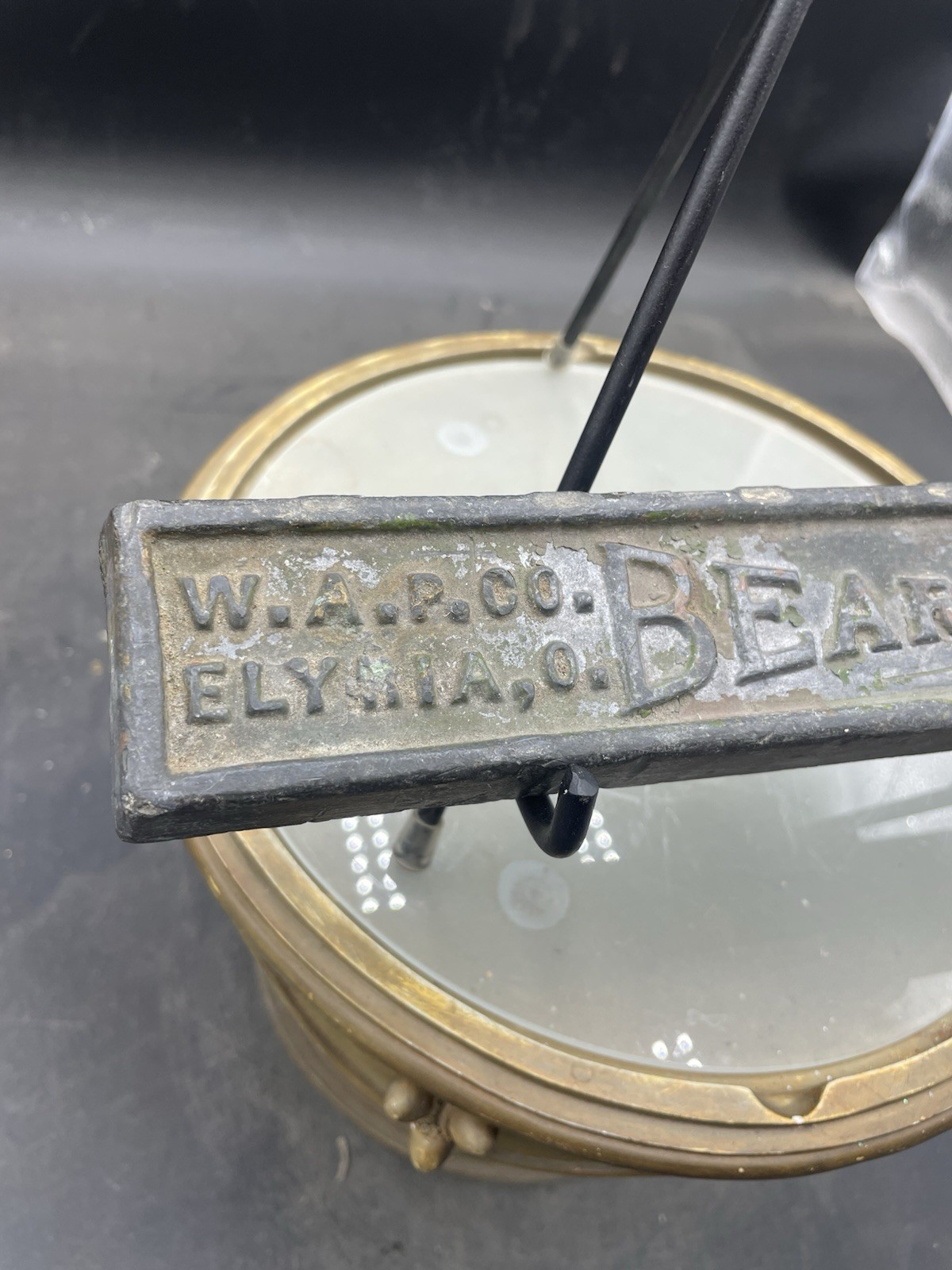 Antique Williams Alloy Products Bearingoy 11” Alloy Bar Elyria Ohio Railroadiana