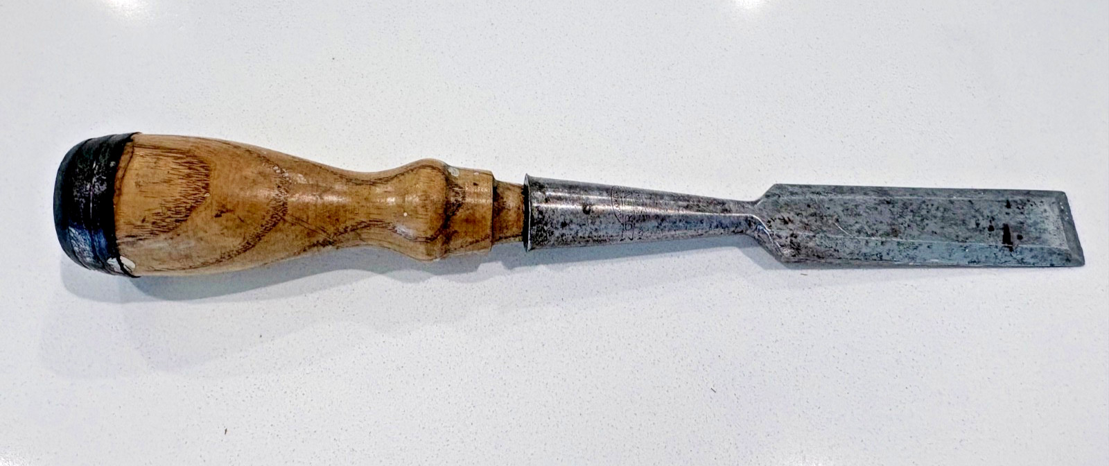 VINTAGE 3/4 INCH ROCKFORD GREENLEE BEVEL EDGE SOCKET CHISEL