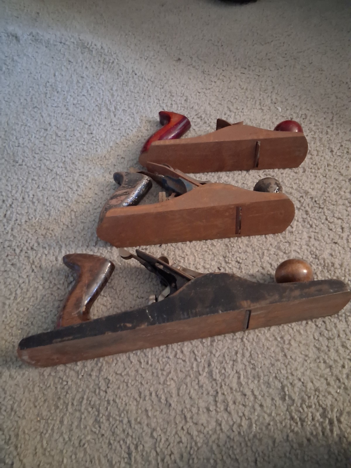 Vintage Wood Plane Lot, 1 Is A Stanley, Not Sure On Other 2.