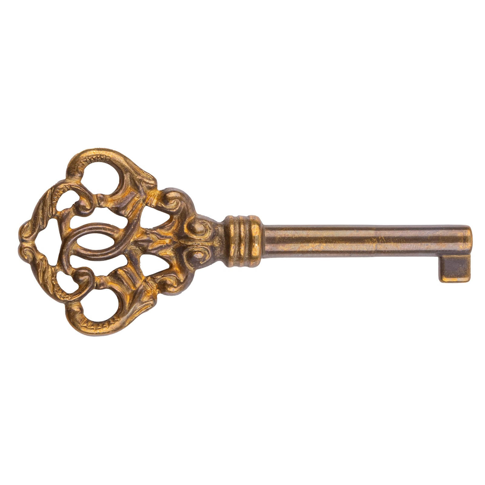 UNIQANTIQ HARDWARE SUPPLY Antique Brass Skeleton Key for Grandfather Clock, C…