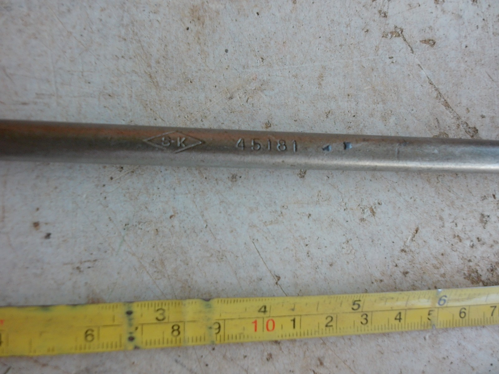 Vintage Pair of Wrench Tools Walden 3822 SK 45181 Lot 26-25-CH-F