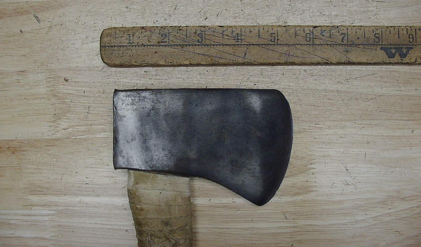Unbr. Camp Axe,Kindling Hatchet,1lb.10.1oz,4-15/16″ Head,3-1/4″ Edge,EXC Steel!