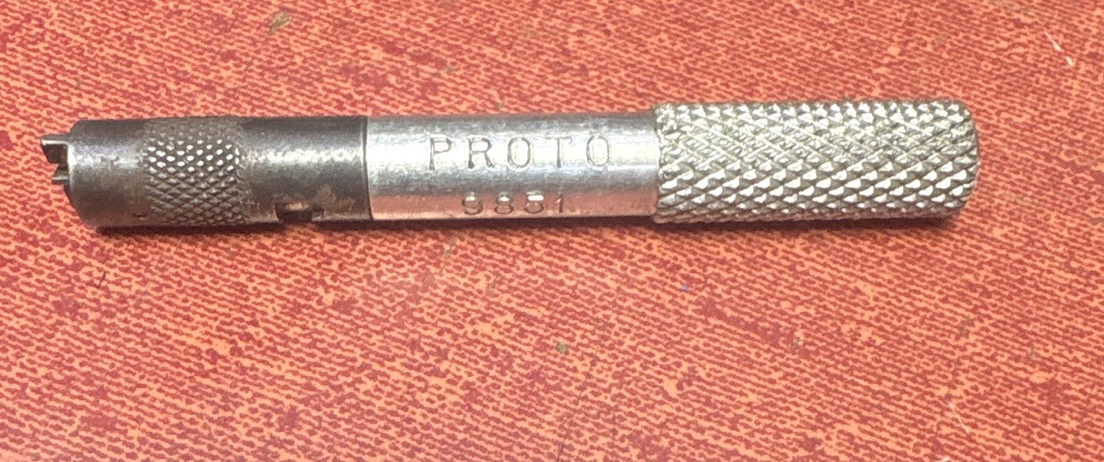 Proto Short Screw Starter No. 9651 Made In USA