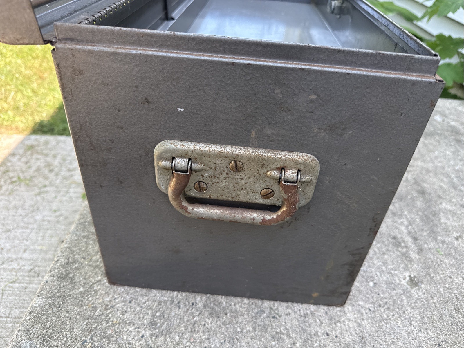 VINTAGE CRAFTSMAN 26” X 11-3/4” X 10” 2 DRAWER CHEST TOOL BOX likely 1960’s