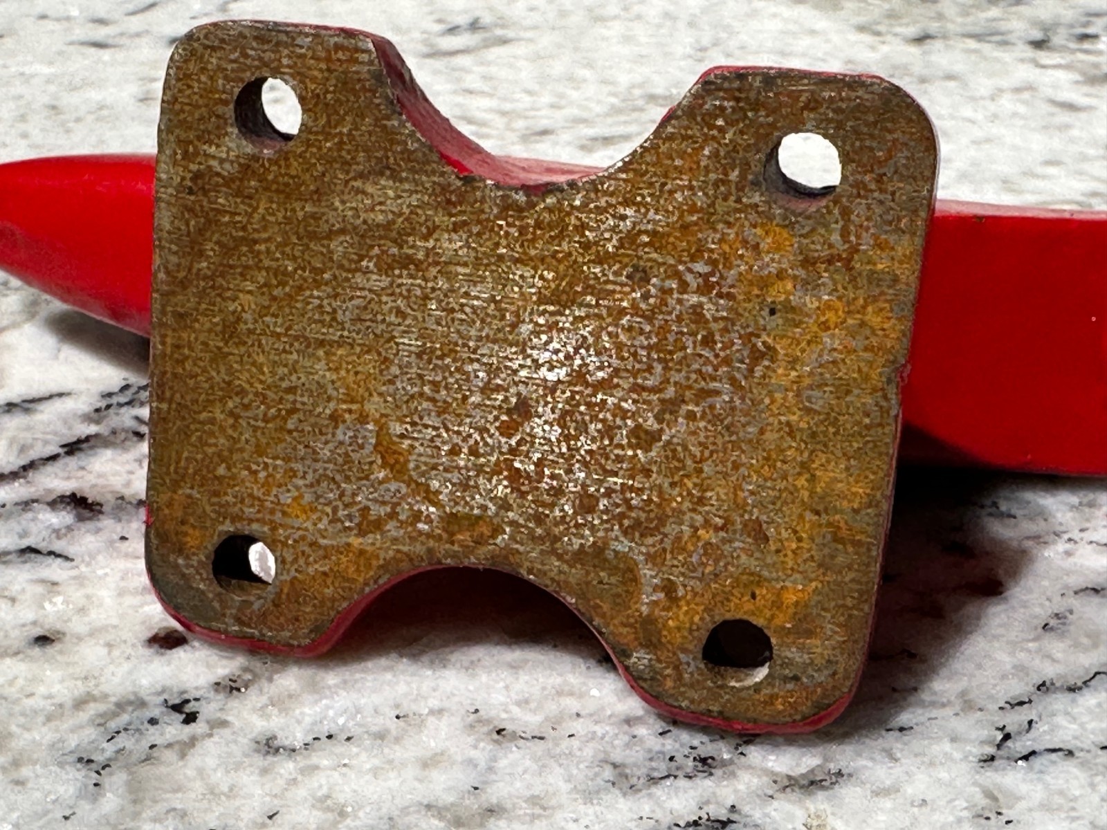 ANVIL Small Red 1 lb Blacksmithing Bench Tool w/Mounting Holes Made in India