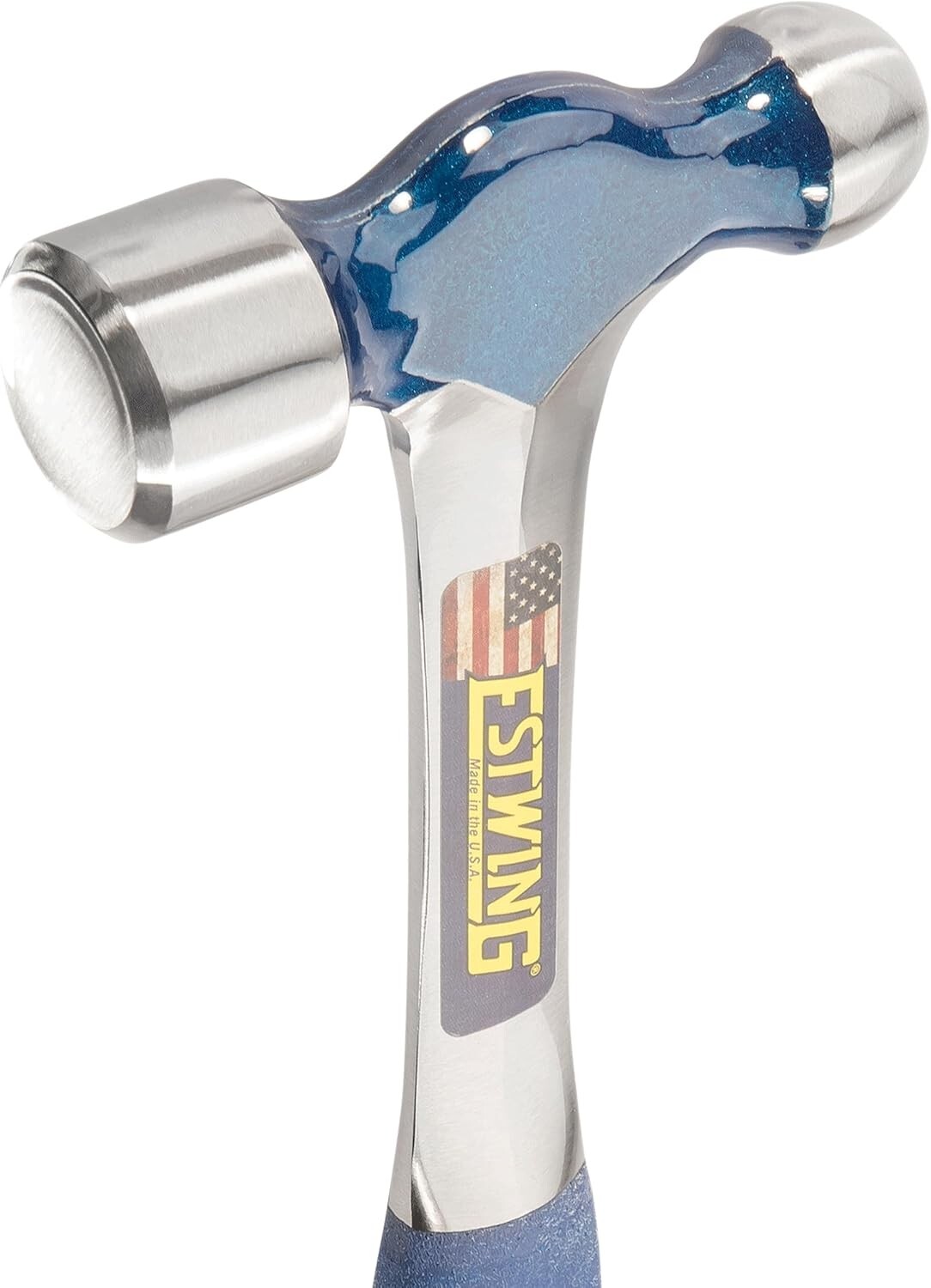 All-American 16 oz Ball Peen Hammer – Forged Steel with Shock Grip