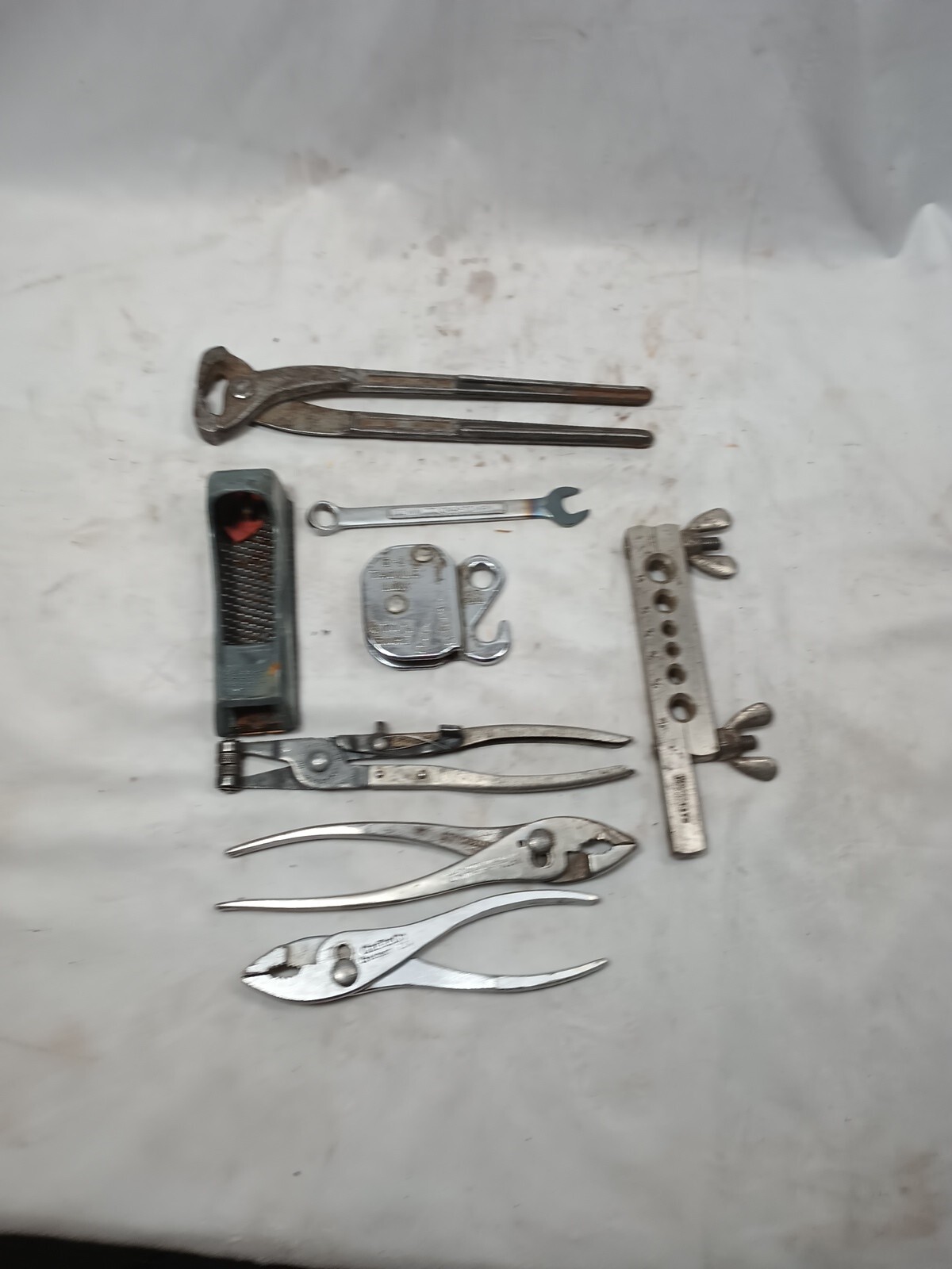 Lot of Vintage Tools For Mechanics And Carpenters Files Wrench Bits Misc Os447