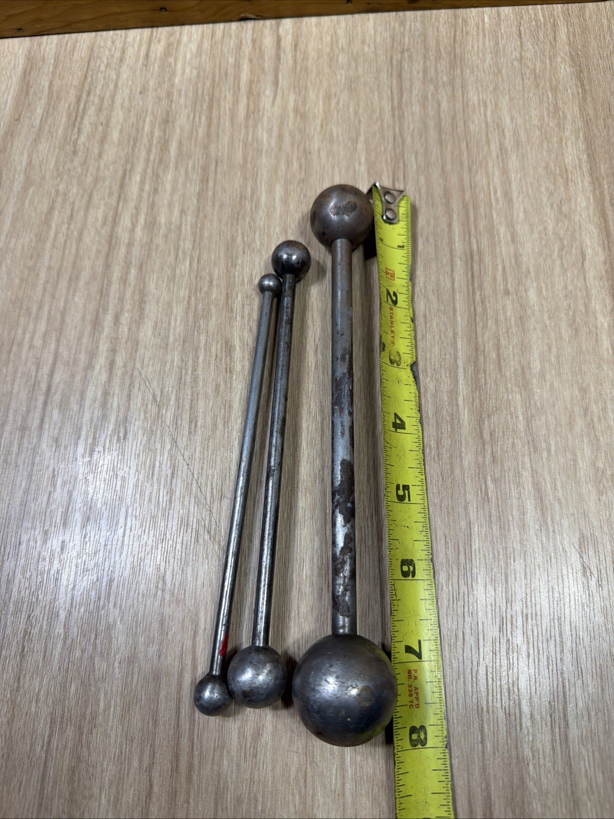 VTG Pattern Makers Fillet Ball Wax/Leather Machinist Tools Set Of 3