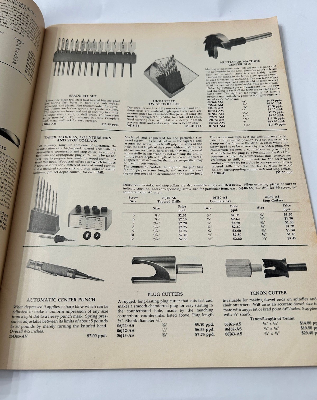 Woodcraft Supply Corp 1976 Catalog Woodworking Tools Woburn MA