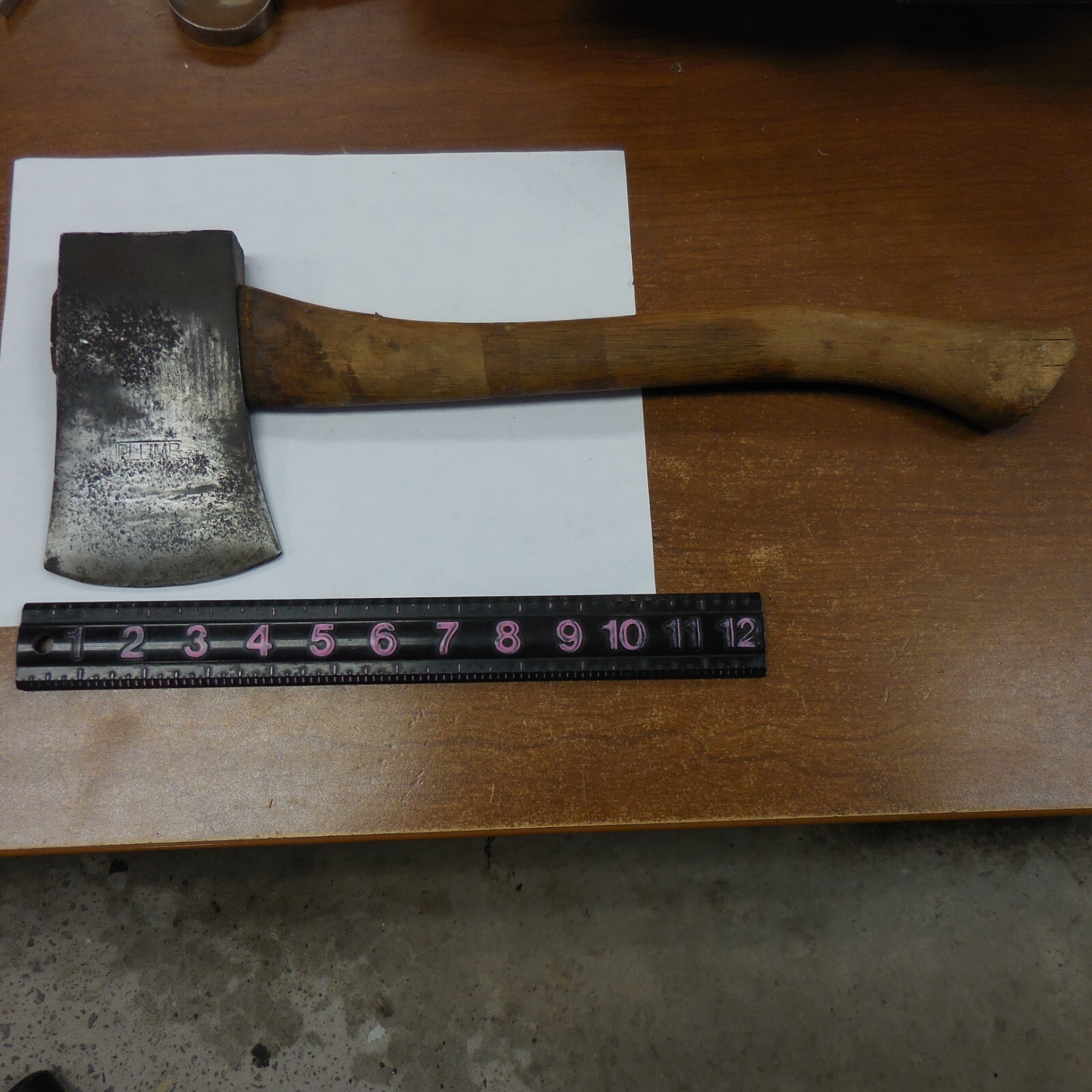 Vintage Plumb Hatchet Axe head 6 inch –17 inches long