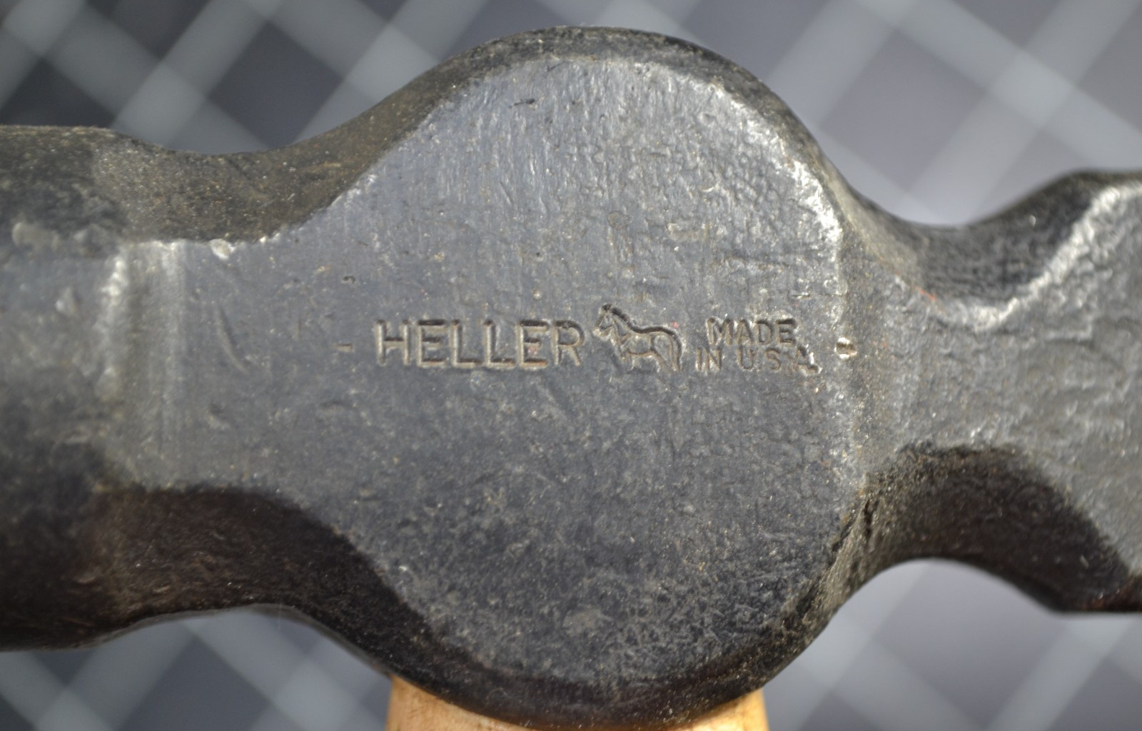 HELLER – MACHINIST’S STRAIGHT PEIN HAMMER – 20oz – NEW OLD STOCK