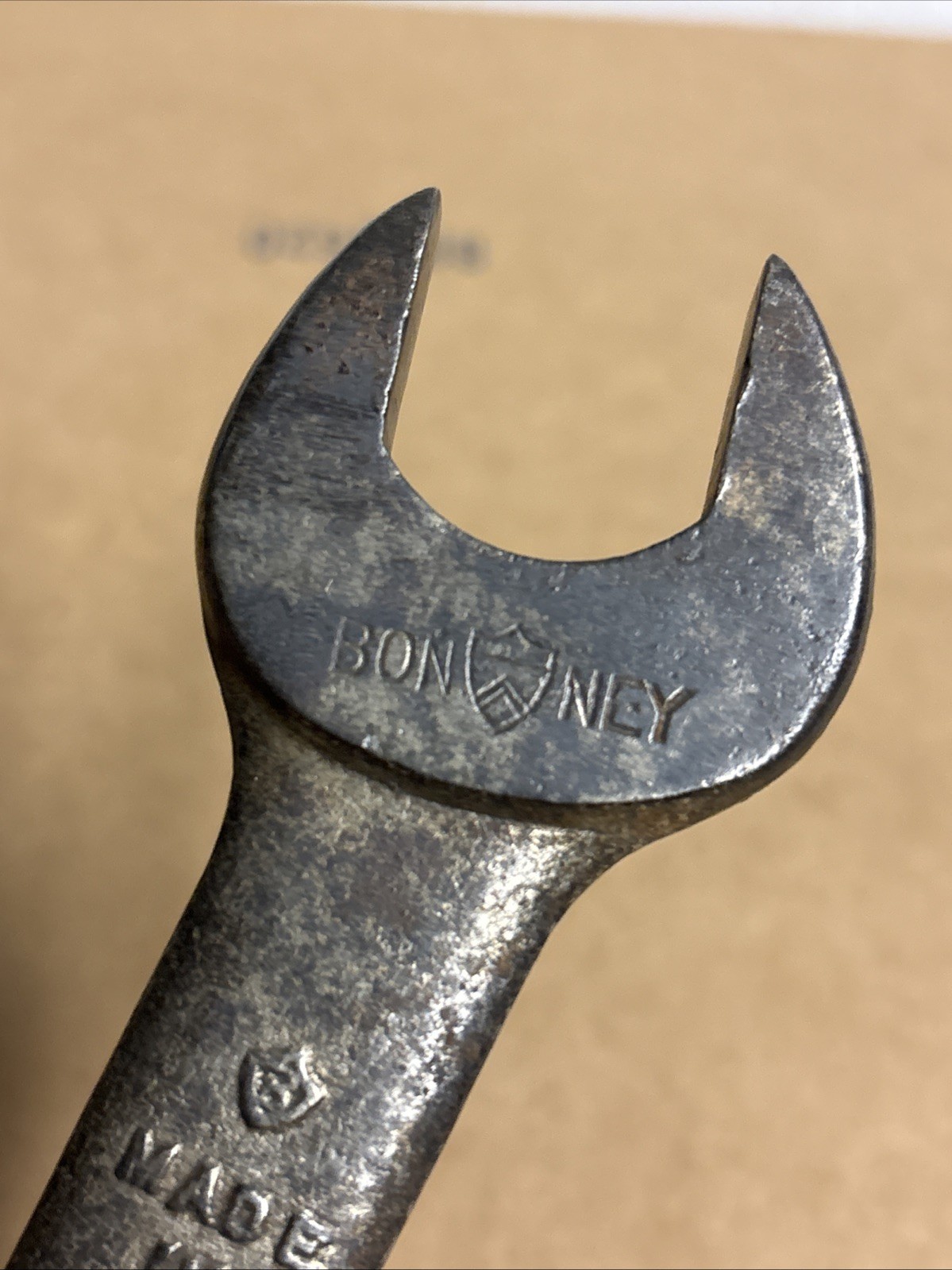 Vintage Bonney Chrome Vanadium No.1731Open End Wrench 7/8” x 3/4″ – USA