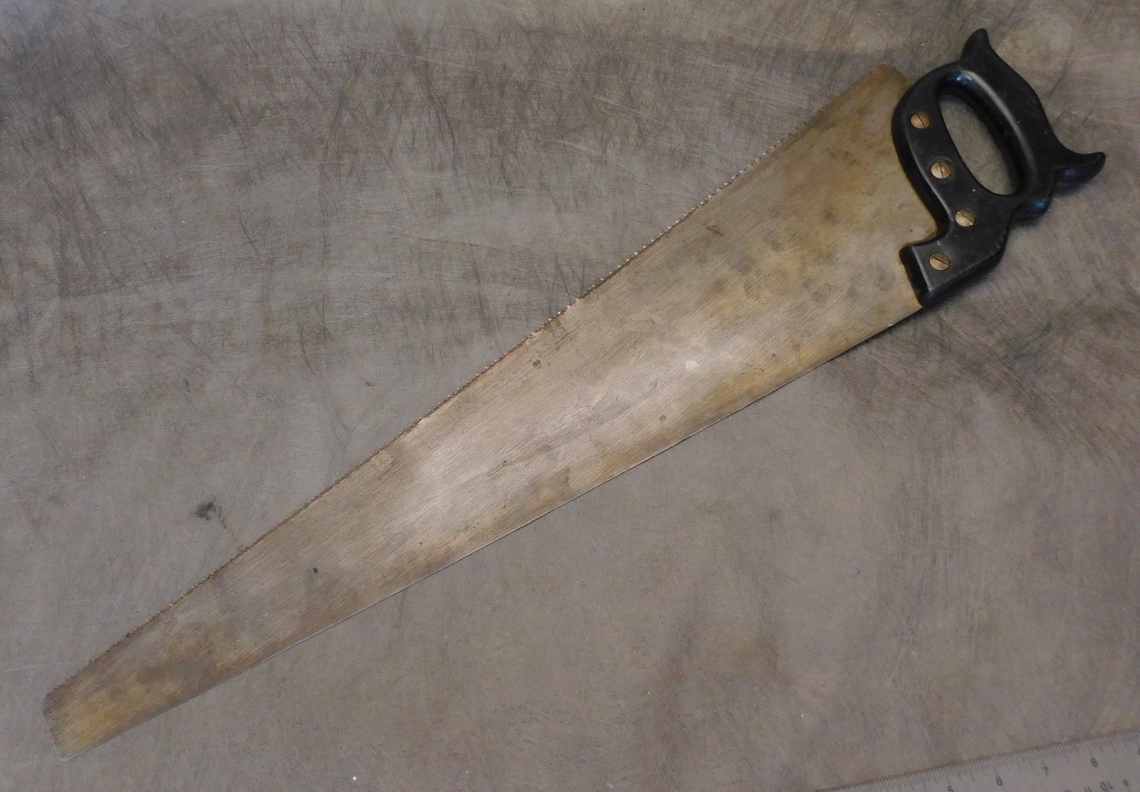 Henry Disston & Sons D-111 26″ 8 pt. Crosscut Saw Straight & Nice Etch