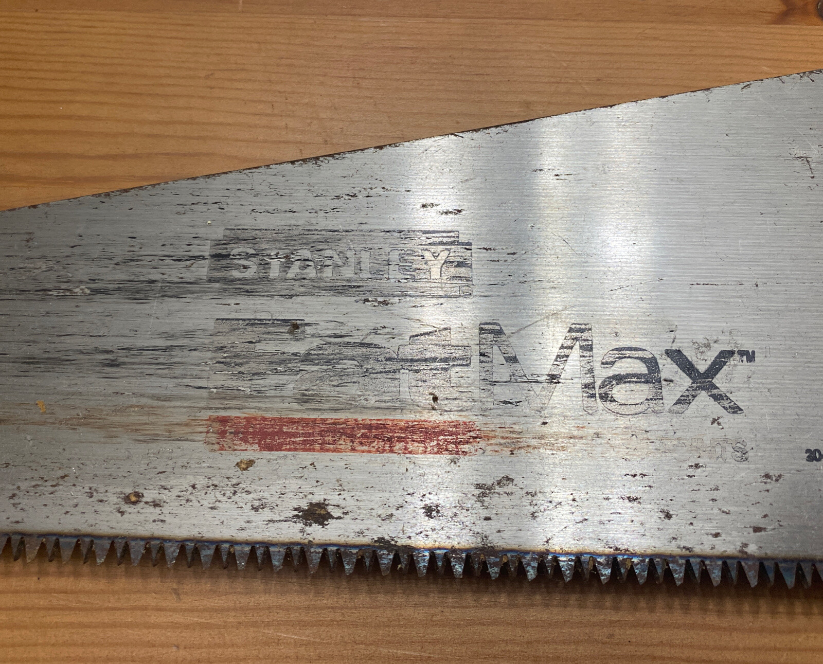 Stanley FatMax Hand Saw, Rubber/Wood Handle