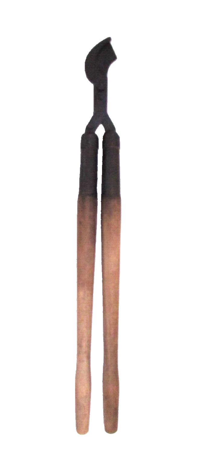 VINTAGE CLYDE CUTLERY CO. 1850 TREE PRUNERS / LOPPERS WITH OAK HANDLES