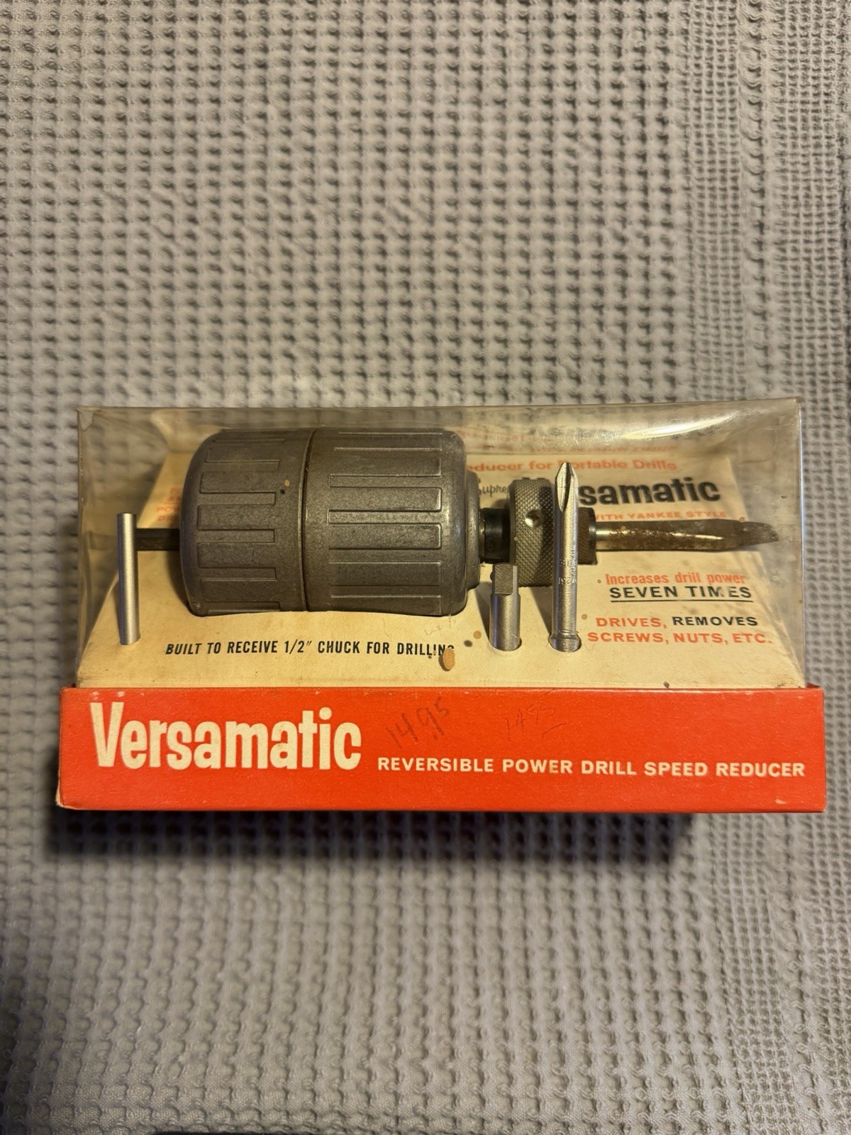 SUPREME VERSAMATIC MODEL DRILL SPEED REDUCER CHUCK – NEW IN RETAIL PACKAGE