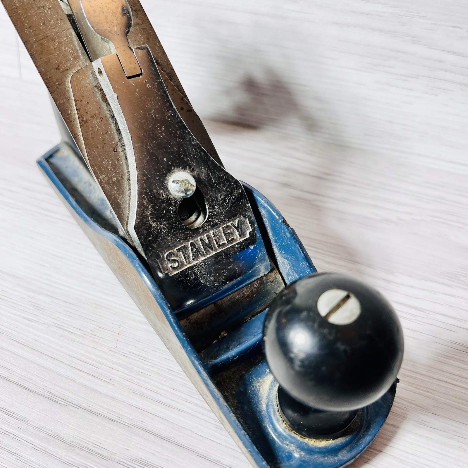 Stanley Wood Plane G12-204 Made in England Angle Shave Degree Vintage Tool 9″