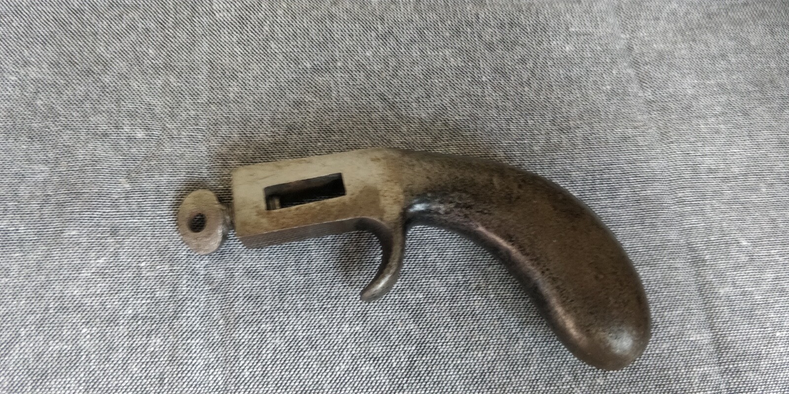 Patent Jan 17, 1877 Antique Leather Cutting Tool, OSBORNE Newark NO BLADE