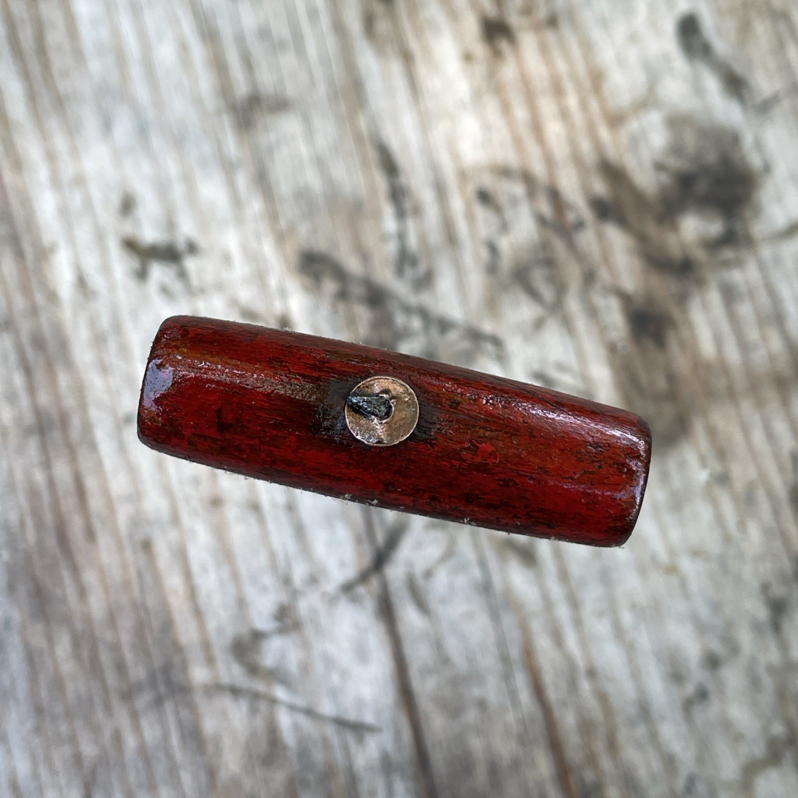 Vintage Wood Auger Gimlet – Hand-powered Drill Wood Handle