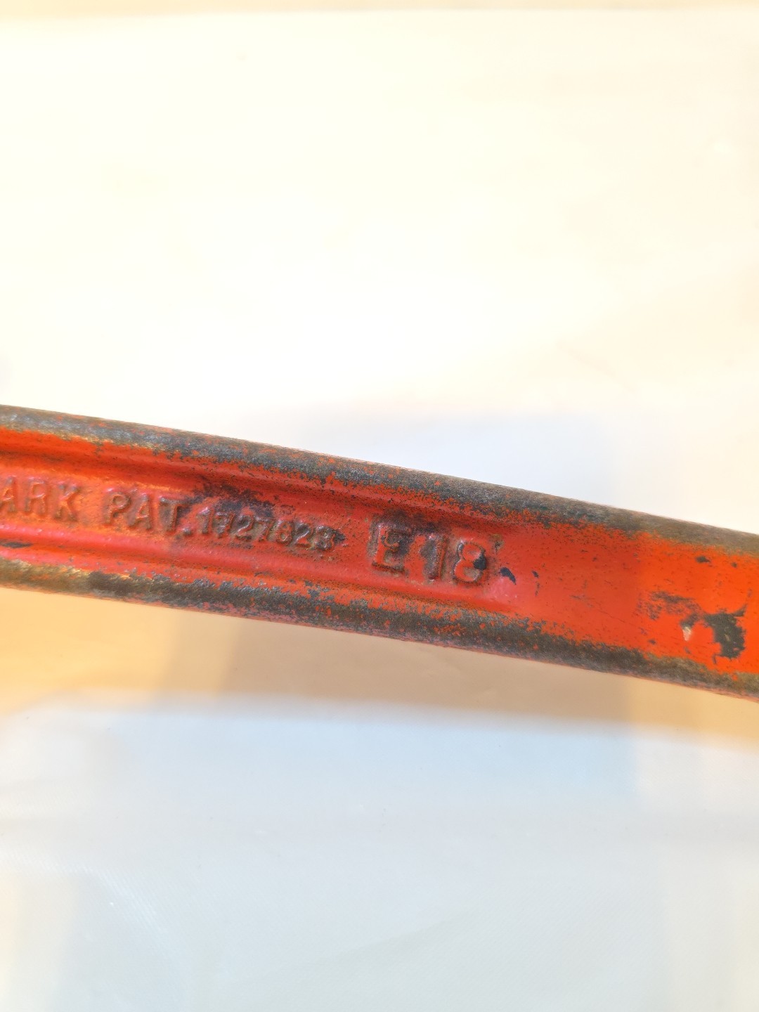 Vintage Ridge Tool Company Rigid E-18 Offset Heavy Duty Pipe Wrench Elyria OH
