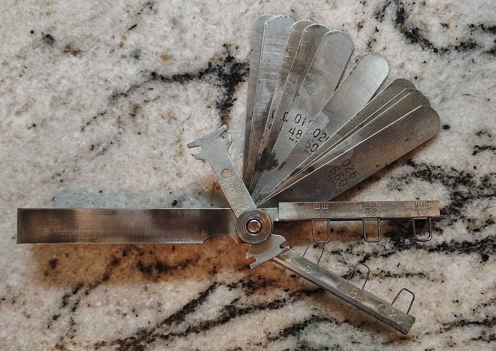 VINTAGE K-D TOOLS FEELER GAGE SET No.164 USA MECHANIC/ MACHINIST/TOOLMAKER