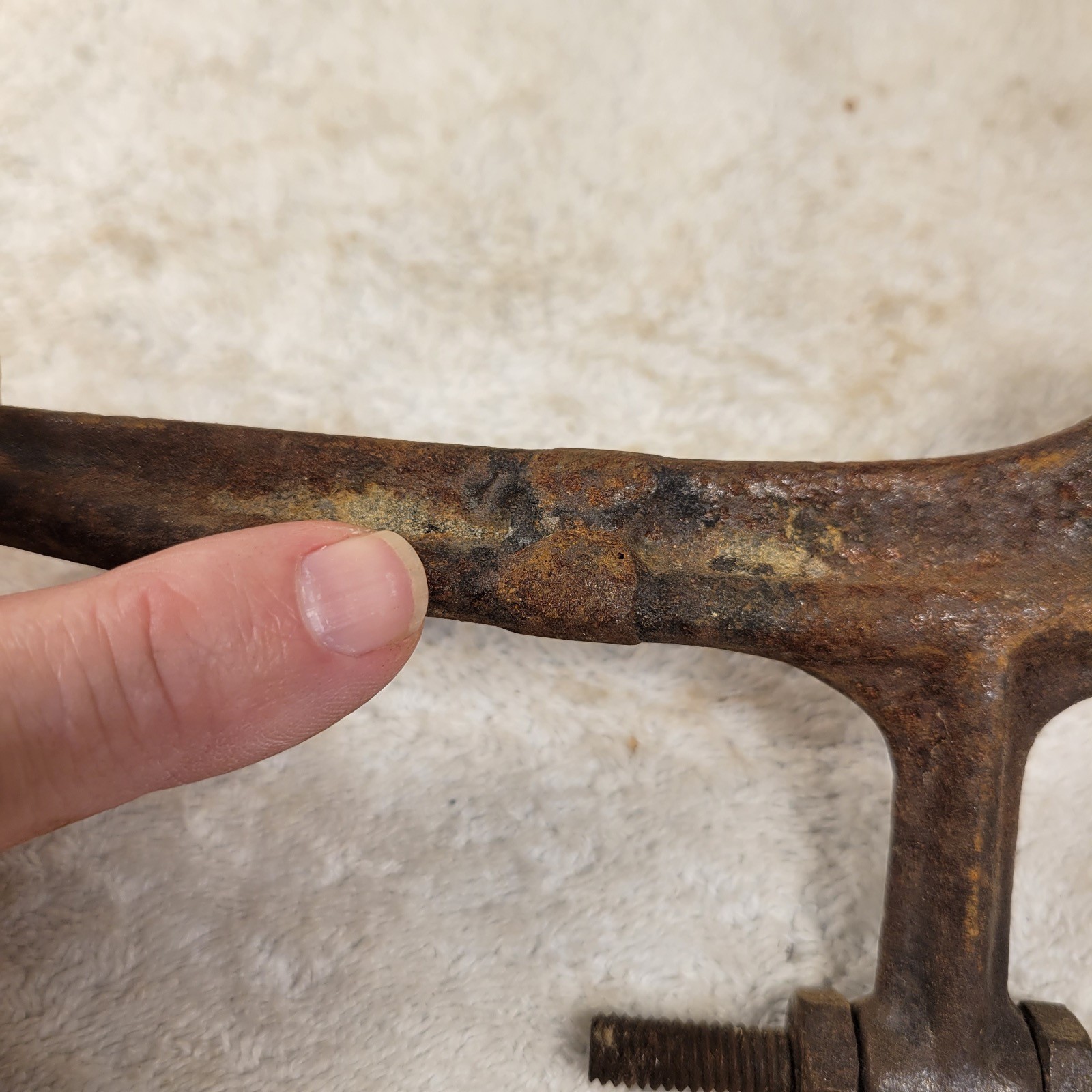 Antique 2 Man Saw Set The Buller Saw Set ( Been Repaired )