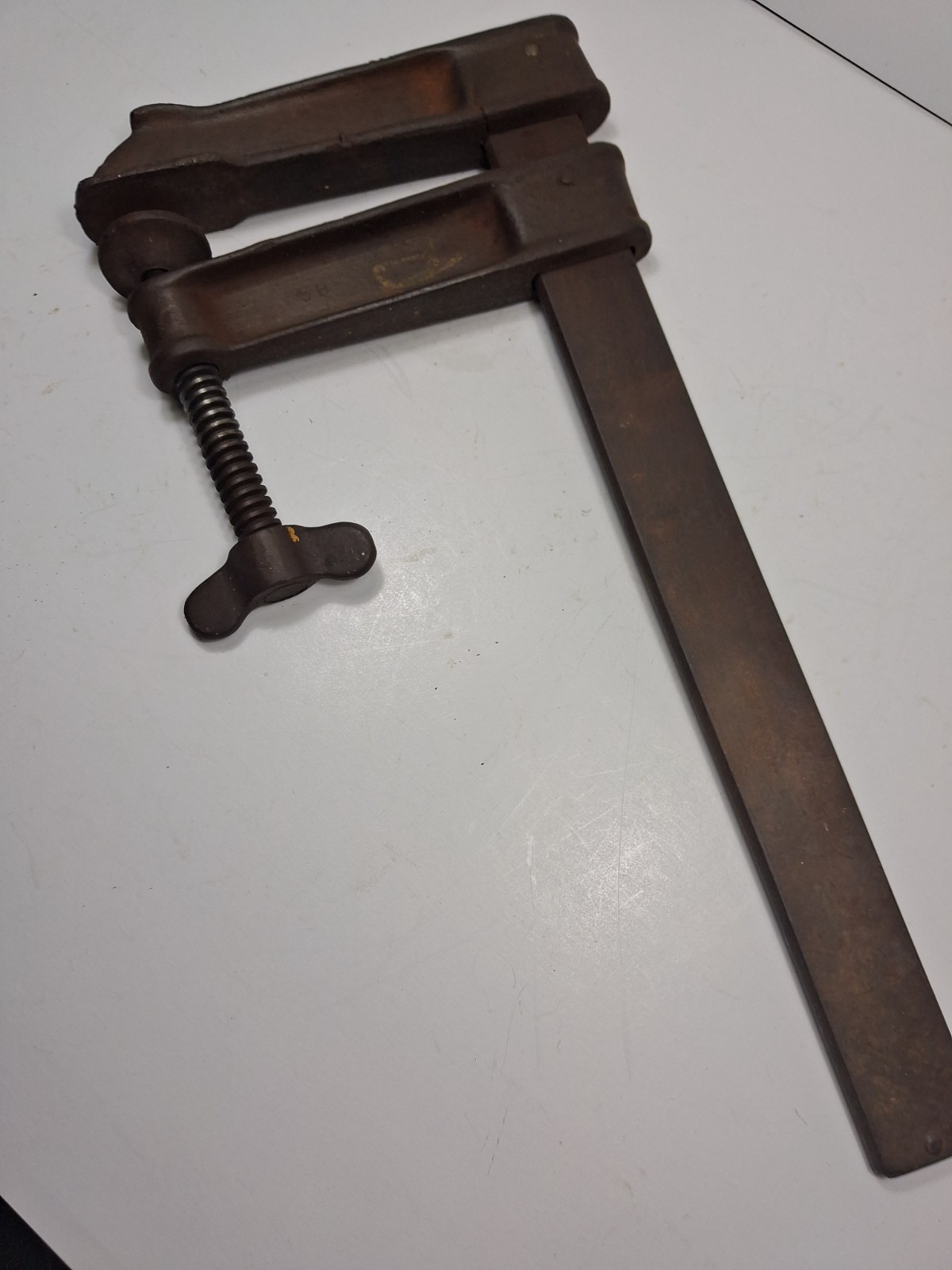 Vintage 12″ Wetzler Clamp -Heavy-Duty Wetzler Clamp Co. U.S.A. Long Island City