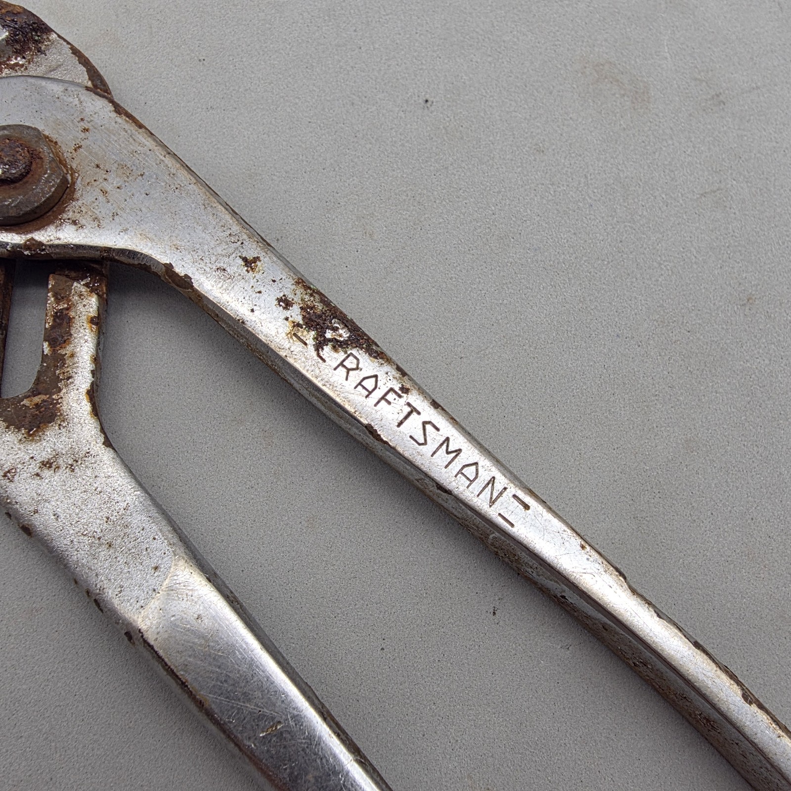 Vintage Craftsman 9 1/2″ Slip Joint Channel Lock Style Pliers Rope Handles USA