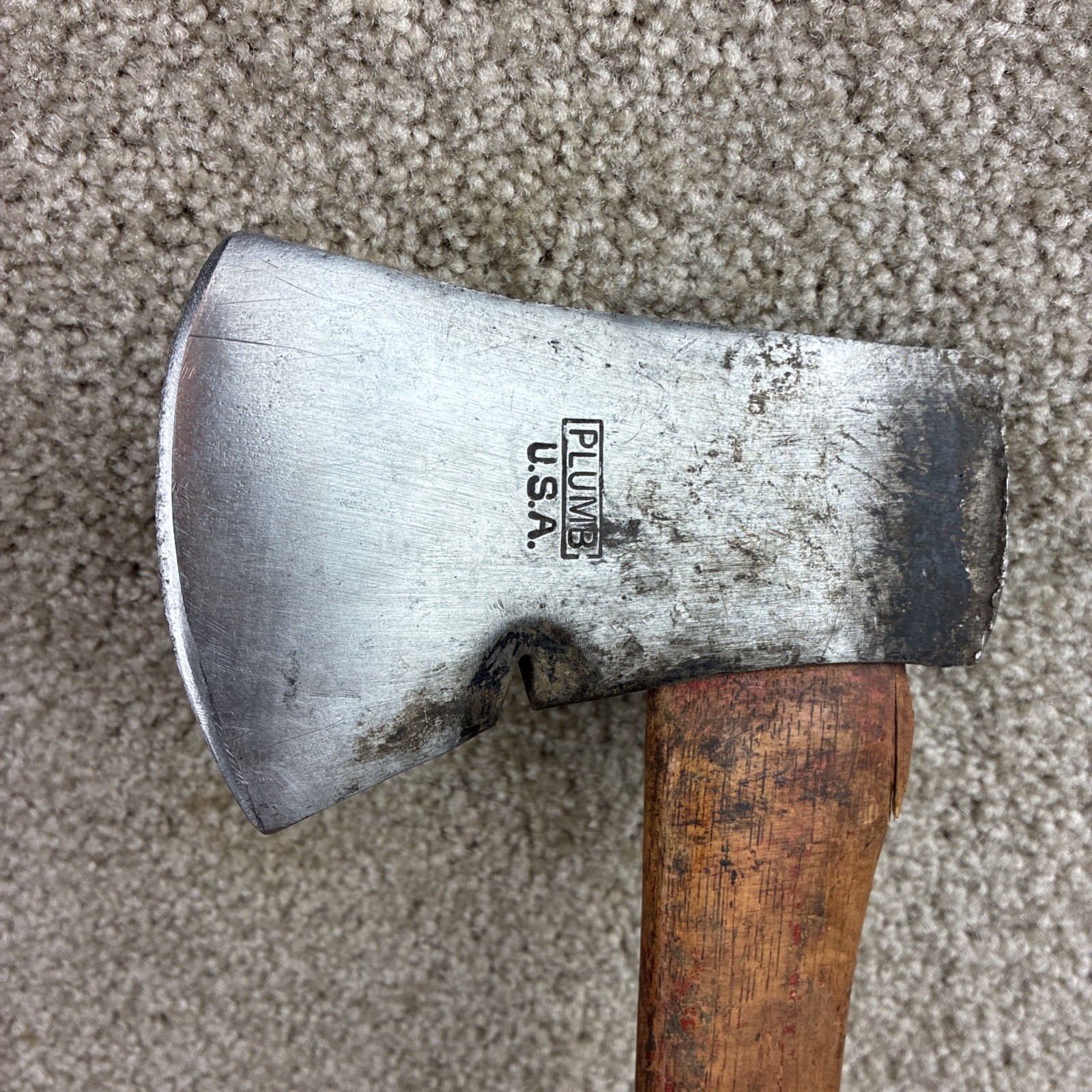 Vintage Plumb Hatchet w/ Leather Sheath