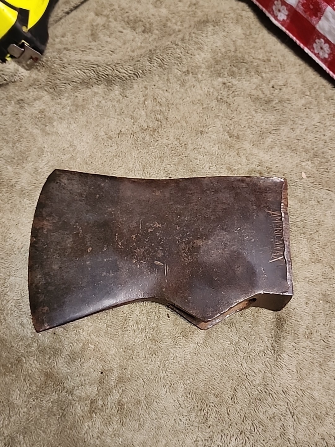 Vintage True-Temper AMERICANAX Jersey Pattern Axe Head Glass port 4 Lbs