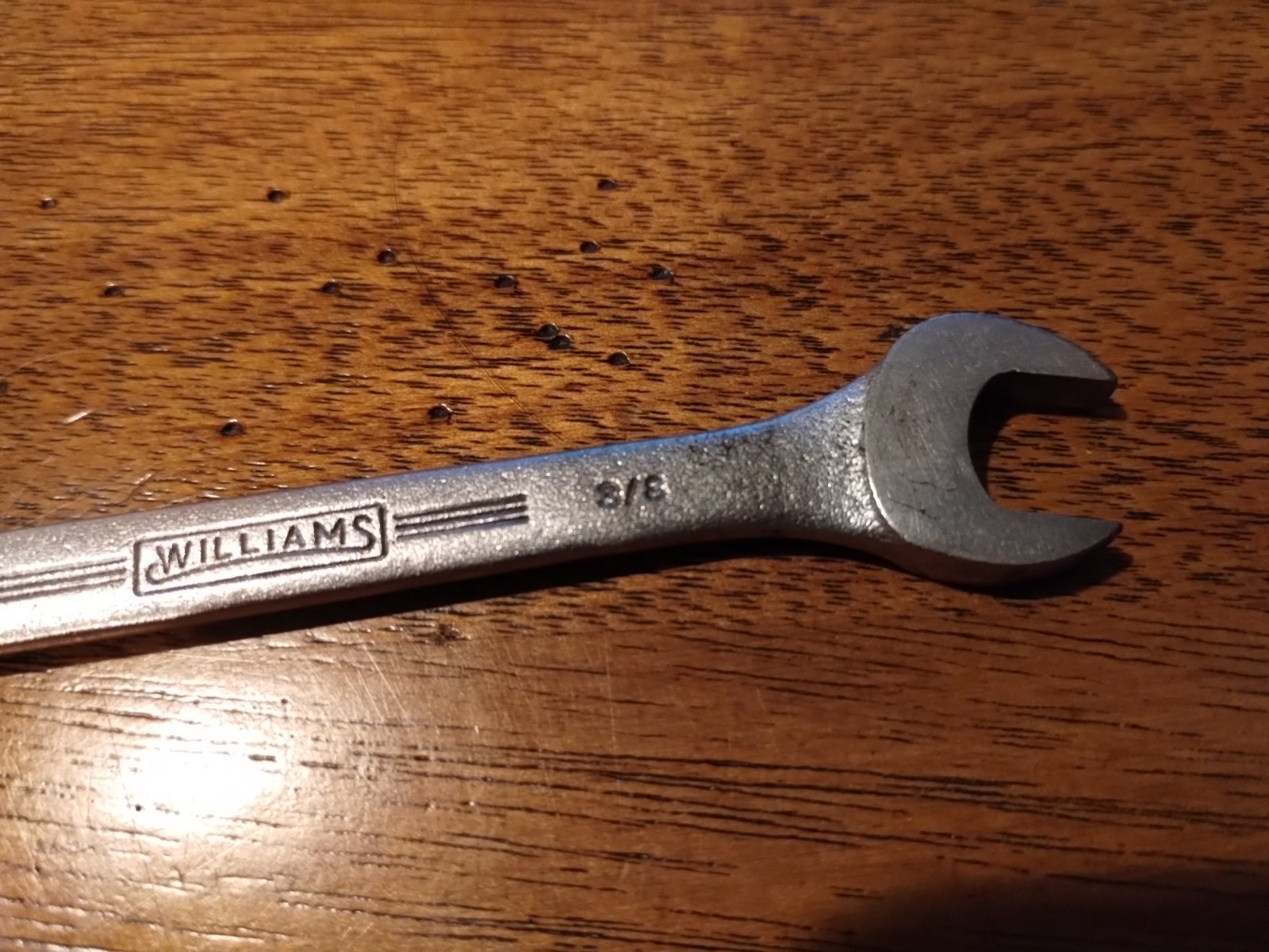 Williams 1723 superrench 3/8 X 7/16 Double Open End Wrench, 4.75″ Long
