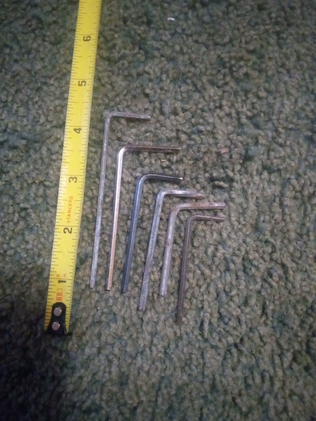 Vintage Allen Wrench Lot Of 33 With Metal Advertising Tool Cup All Decent Usable