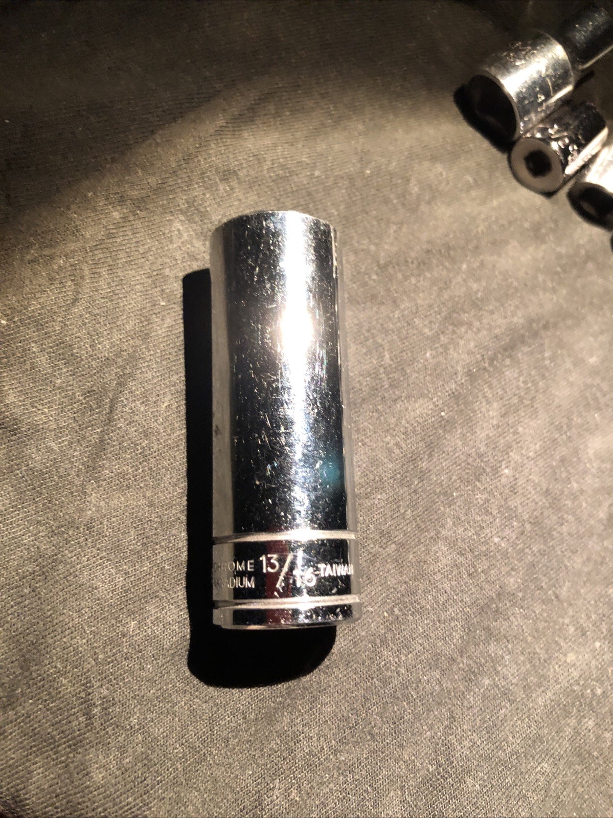 Vintage Crew Line 13/16″ Deep Socket 6 point 1/2″ Drive Taiwan