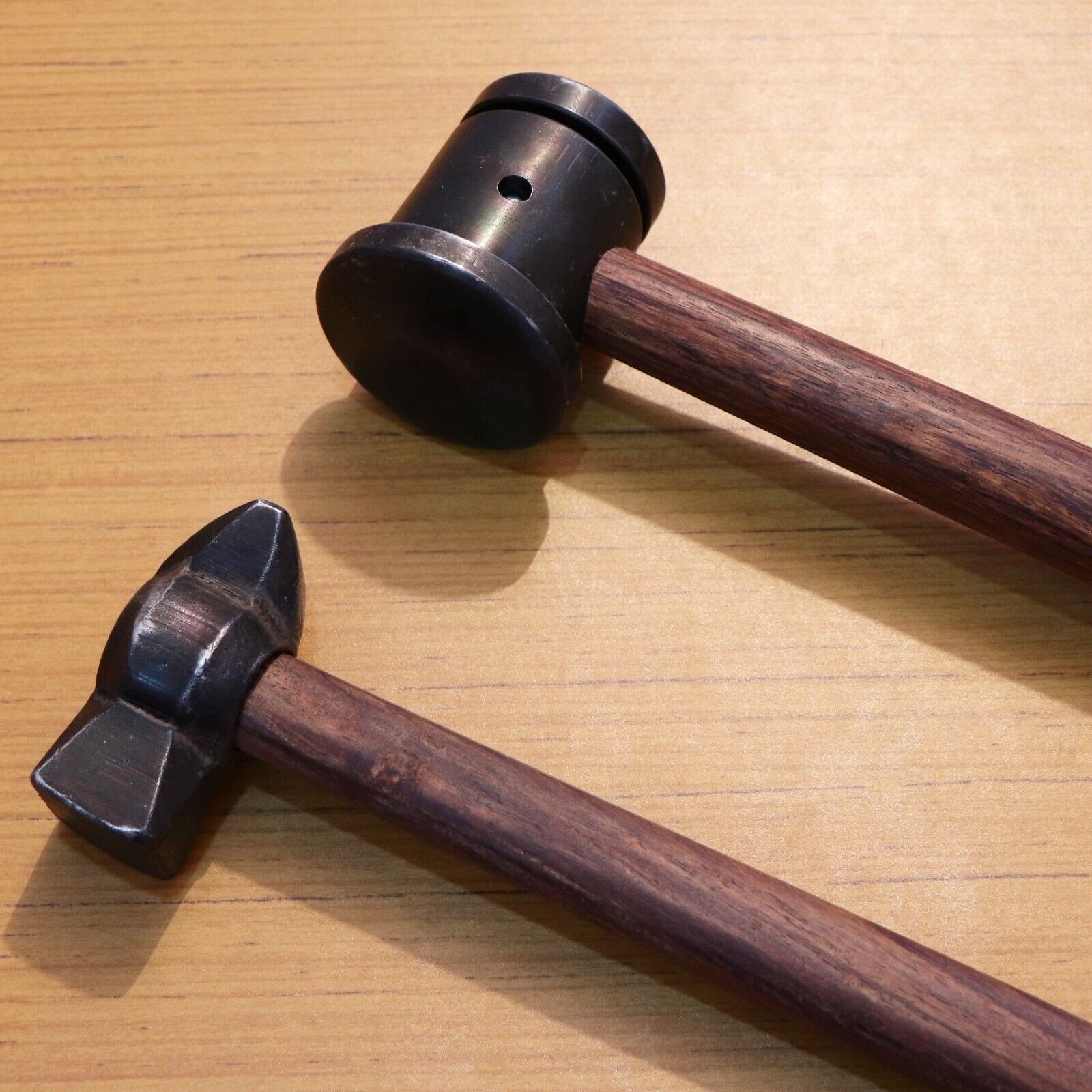 Set of 2 Heavy Iron Hammers Blacksmith Useful Item