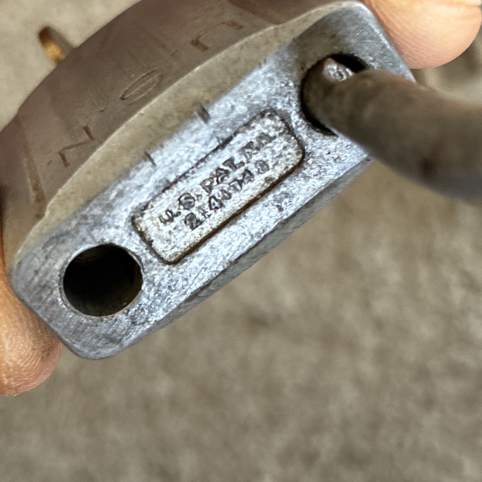 Vintage CHICAGO LOCK COMPANY Padlock (Key Included) (Pat# 2141748)