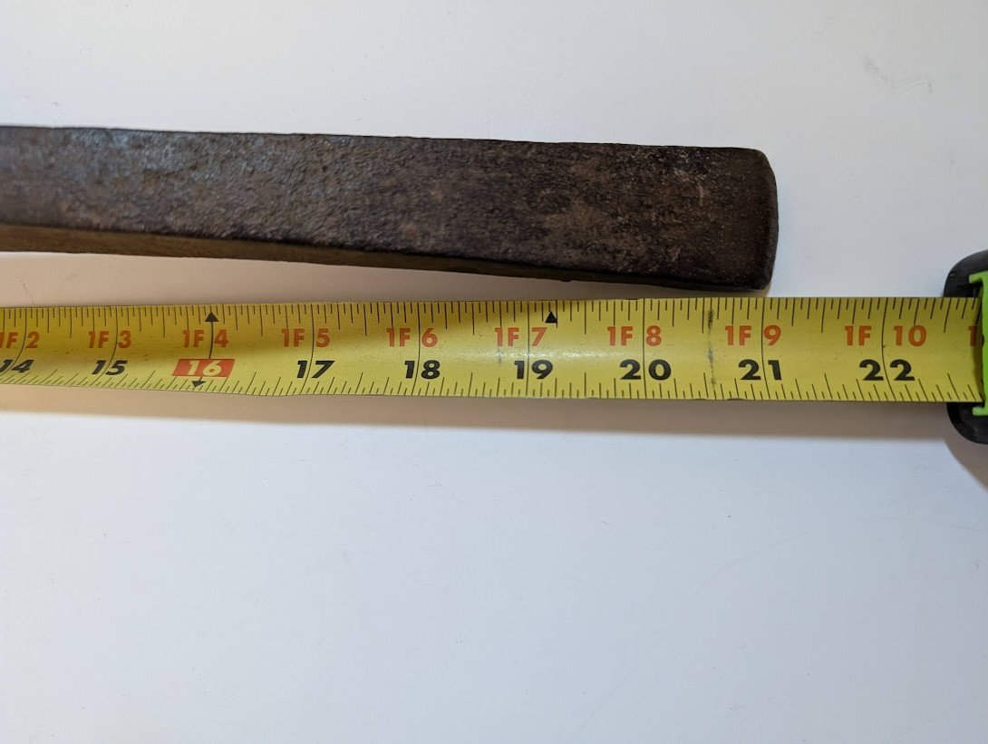 Vintage PICK AXE WARWOOD Head 21″ Antique Railroad Mining Tool 5 lb 13.8 oz #6