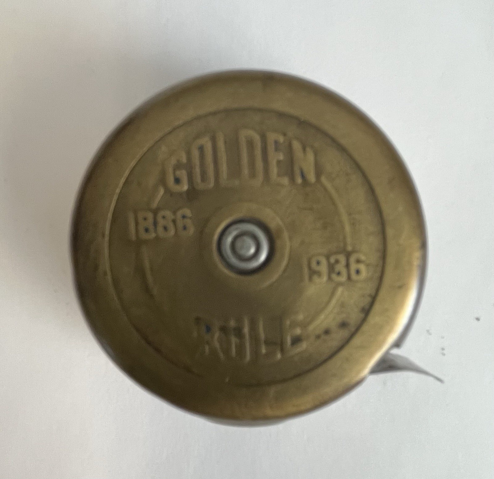 Vintage 1936 Craftsman 1886-1936 50 Years Of Value Golden Rule 6’ Tape Measure
