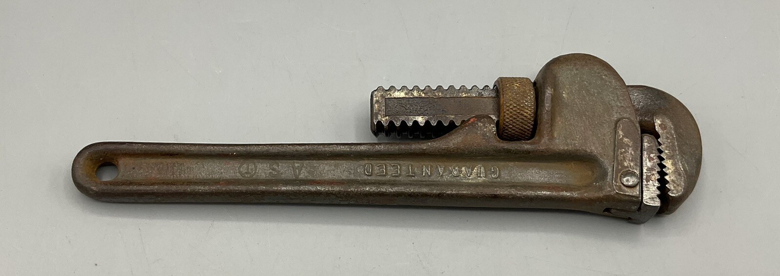 Vintage Craftsman Marked “Guaranteed AS” Circle I 8″ Pipe Wrench Clean Teeth
