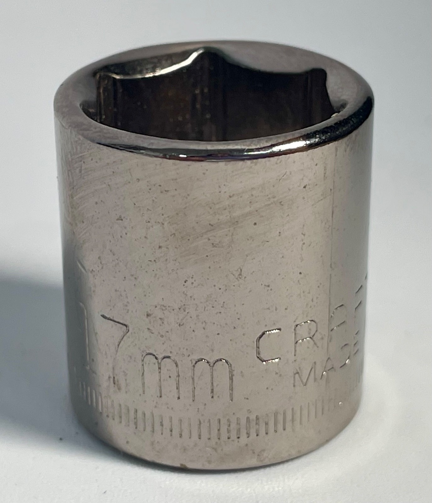 Craftsman 17mm x 3/8″ Standard Socket -G2 43548 – 6 Pt -Made in USA